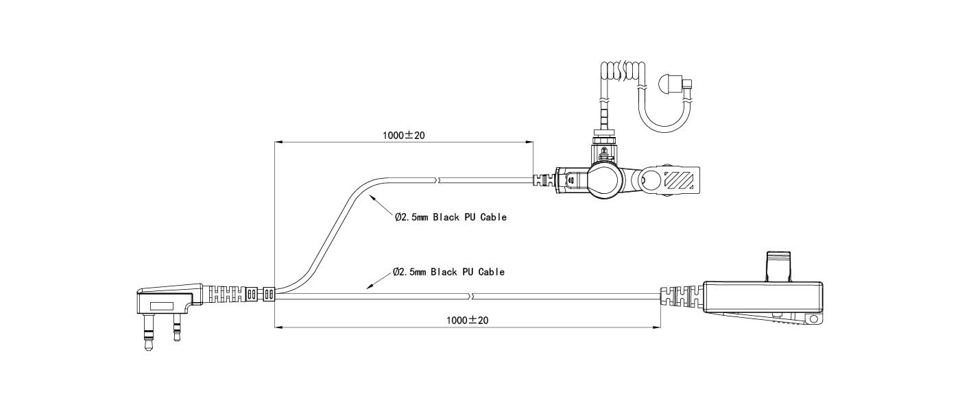 acoustic tube earpiece
