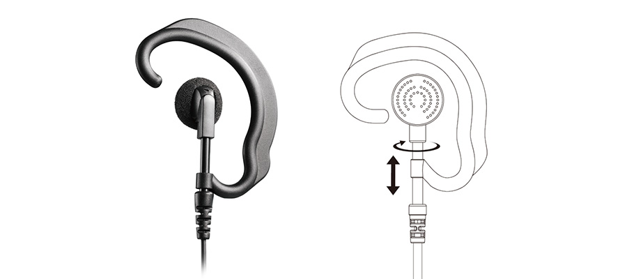 3.5mm radio earpiece