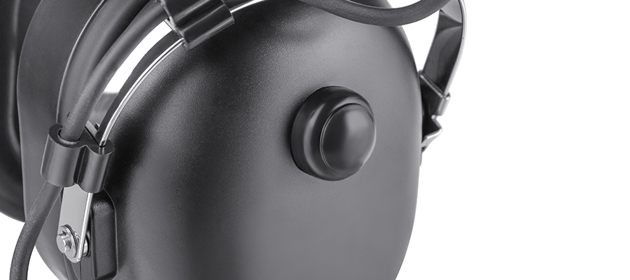 noise cancelling two way radio headset