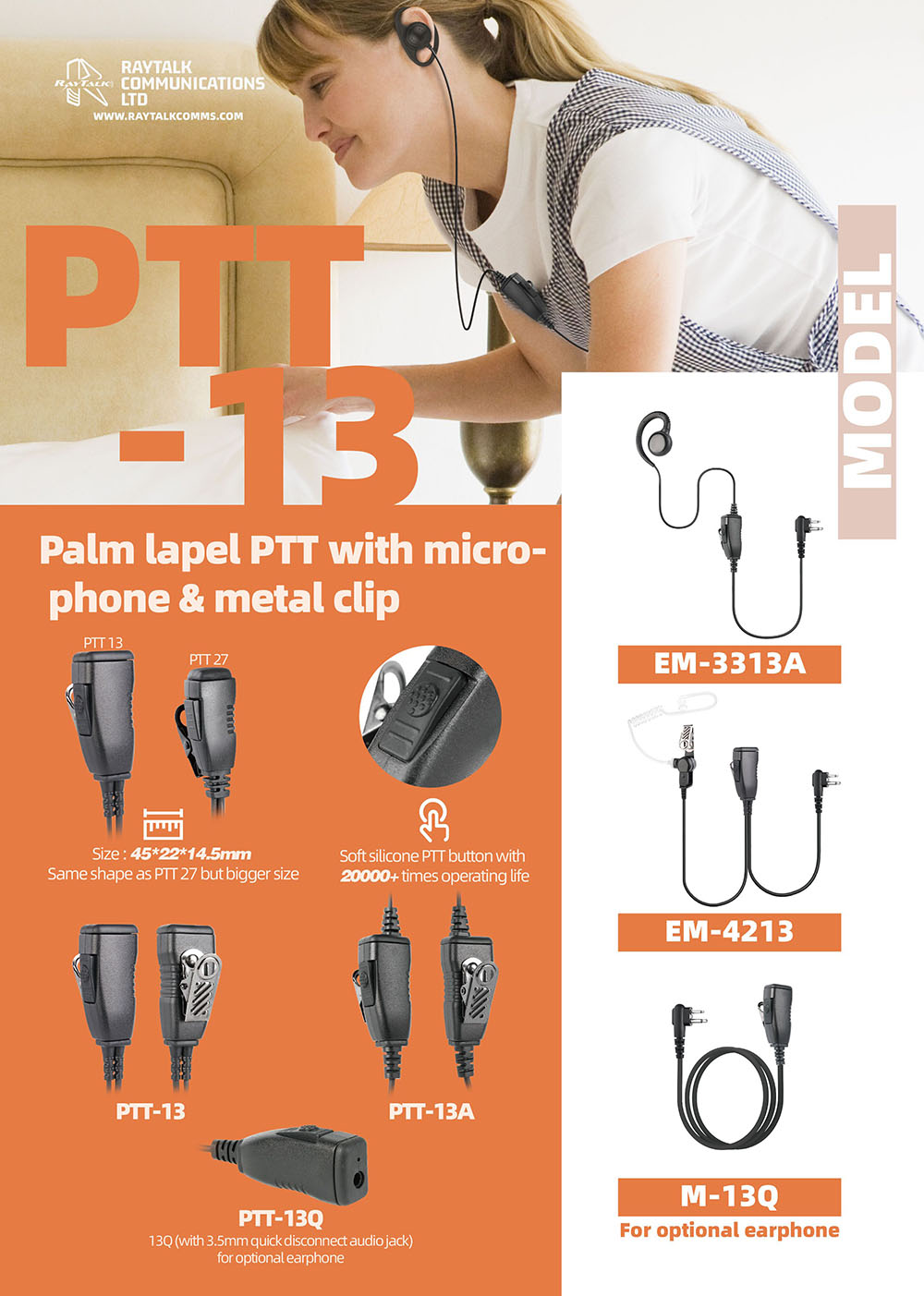 Walkieconnect earpiece