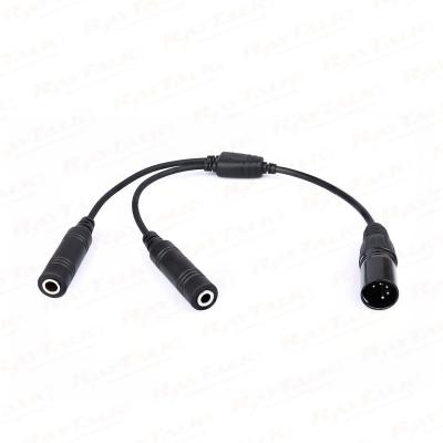 CB-04 GA Headset-Doppelstecker auf Airbus-Headset-Adapterkabel