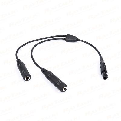 CB-08 GA Headset auf 6-poliges LEMO-Anschlusskabel