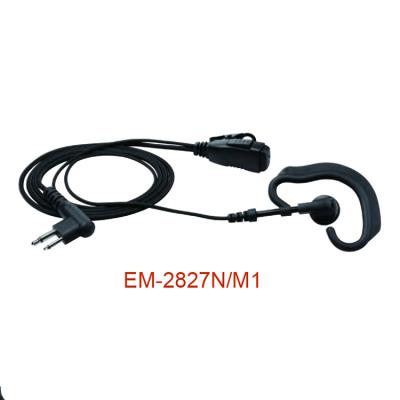 EM-2819N Geflochtener Faserstoff G-Ring Einstellbarer Radio-Ohrhörer für Motorola Kenwood Radio