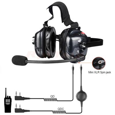 B-50CF Funk-Gegensprechanlage Hochleistungs-Headset mit Rauschunterdrückung