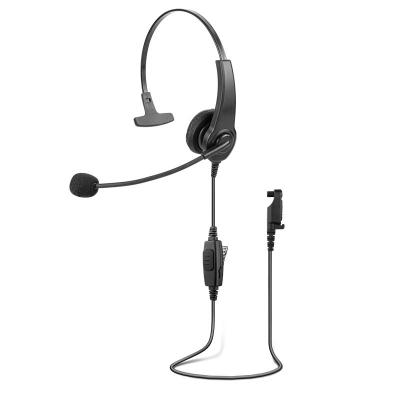 RHS-0219A OEM Leichtes Headset im Single-Muff-Stil mit Boom-Mikrofon und Inline-PTT