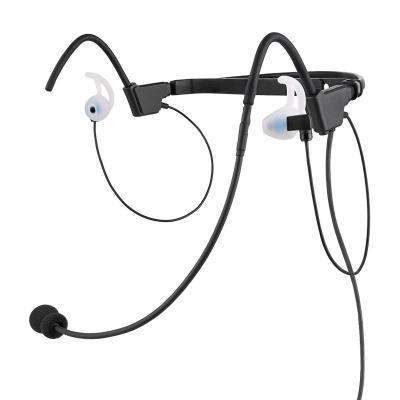 RHS-07 Ultraleichtes taktisches Hinterkopf-Kopfhörer-Headset mit Boom-Mikrofon und Balanced-Armature-Lautsprecher
