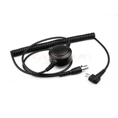 QD-Quick Connect Disconnect-Kabel XLR 5-poliger Mini-Stecker, Ersatz-Spiralkabel für Hochleistungs-Headsets